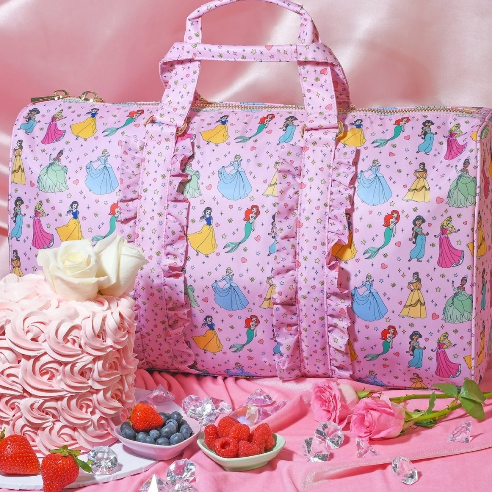 Stoney Clover Lane Disney Princess Never Stop Dreaming Duffle Bag NWT